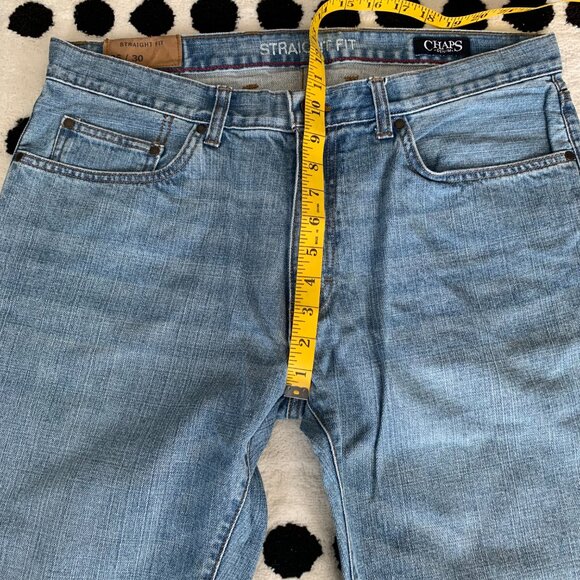 Chaps Denim Y2K Straight Fit Light Wash Casual Jeans - Picture 10 of 13